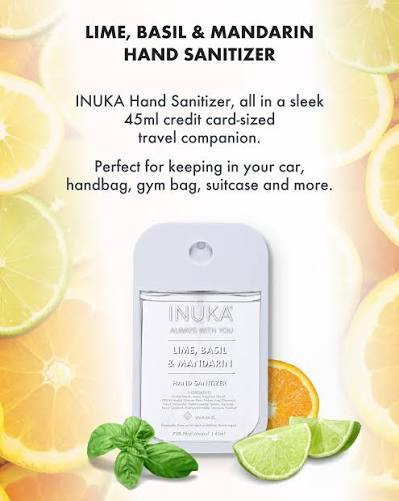 Lime, Basil & Mandarin Hand Sanitizer 50ML