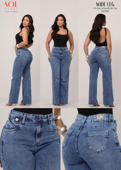 Calça Wide Leg Intermediária (ref. 957051)